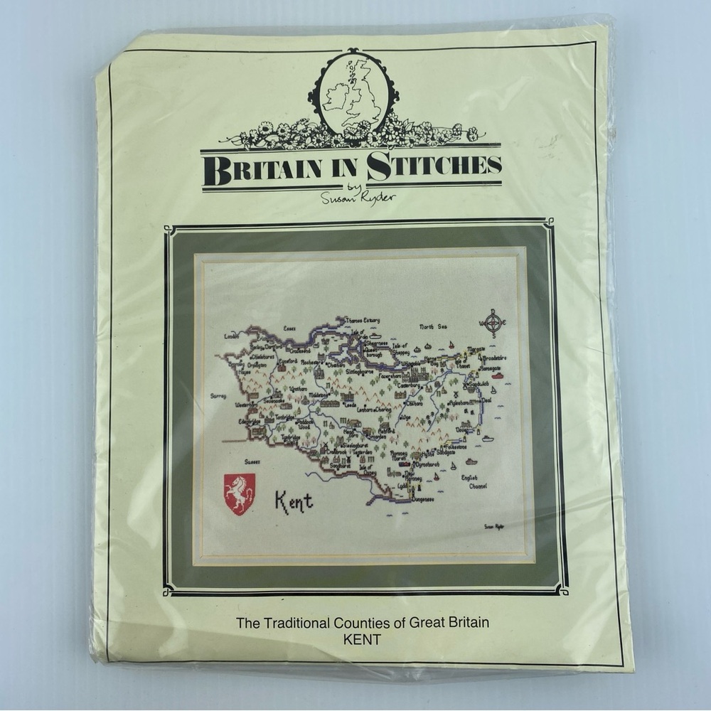 Britain in Stitches Kent Counted Cross Stitch Embroidery Kit
